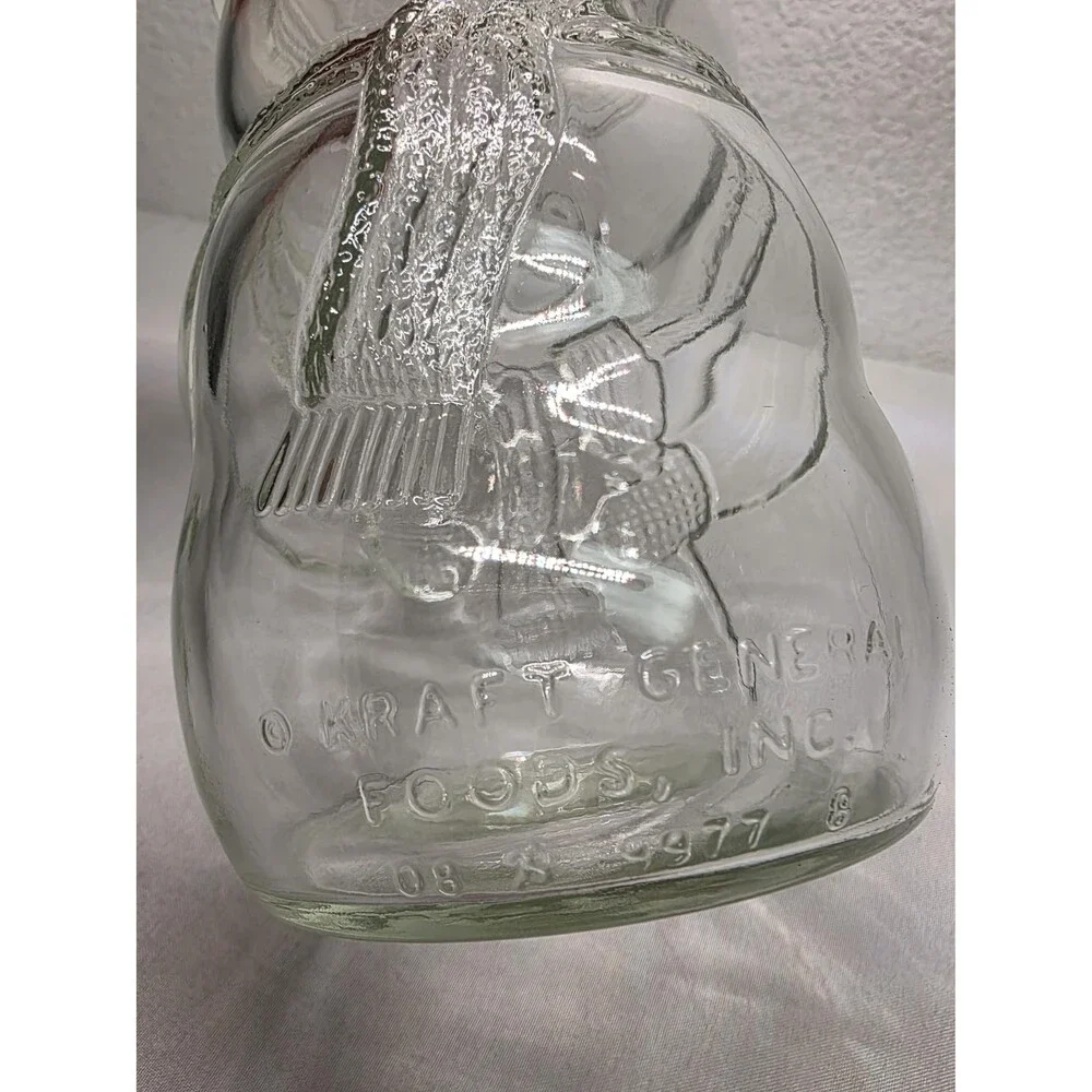 Vintage Snowman Glass Jar – Christmas Candy Container, Retro Holiday Kitchen